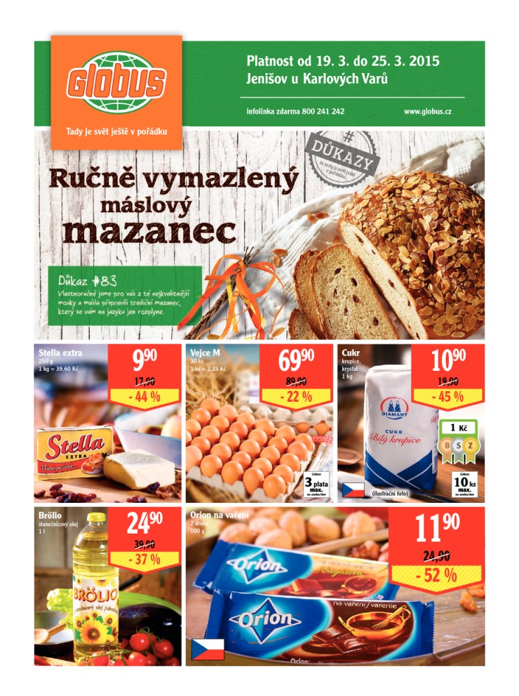 leták Globus Naše noviny od 19.3.2015 strana 1 leták Globus Naše noviny od 19.3.2015 strana 1
