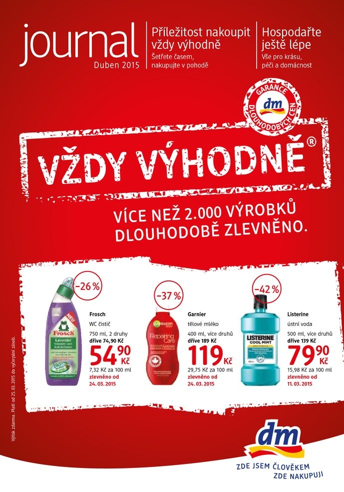 leták DM drogerie Journal od 26.3.2015 strana 1 leták DM drogerie Journal od 26.3.2015 strana 1