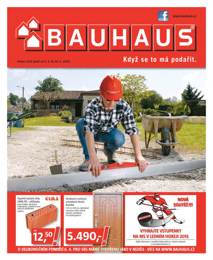 leták Bauhaus Katalog od 3.4.2015 strana 1 leták Bauhaus Katalog od 3.4.2015 strana 1