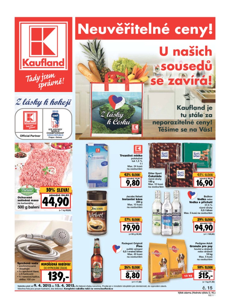 leták Kaufland Aktuální nabídka od 9.4.2015 strana 1 leták Kaufland Aktuální nabídka od 9.4.2015 strana 1