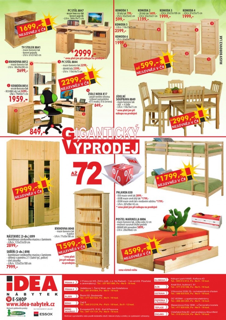leták Idea nábytek Akční leták od 15.4.2015 strana 1 leták Idea nábytek Akční leták od 15.4.2015 strana 1