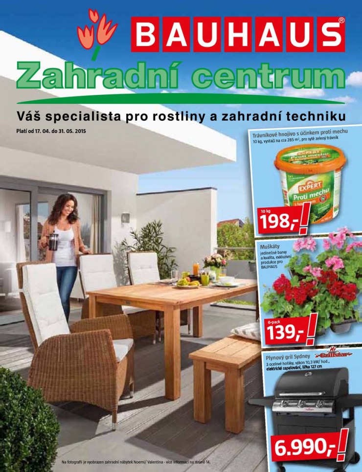 leták Bauhaus Katalog od 17.4.2015 strana 1 leták Bauhaus Katalog od 17.4.2015 strana 1
