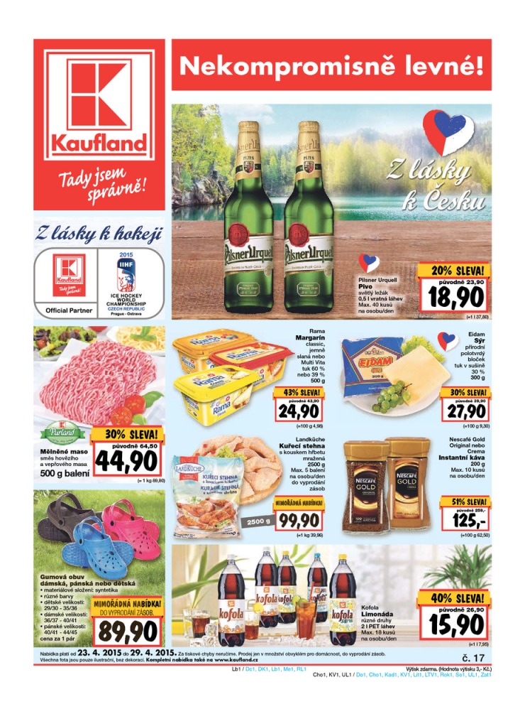 leták Kaufland Aktuální nabídka od 23.4.2015 strana 1 leták Kaufland Aktuální nabídka od 23.4.2015 strana 1