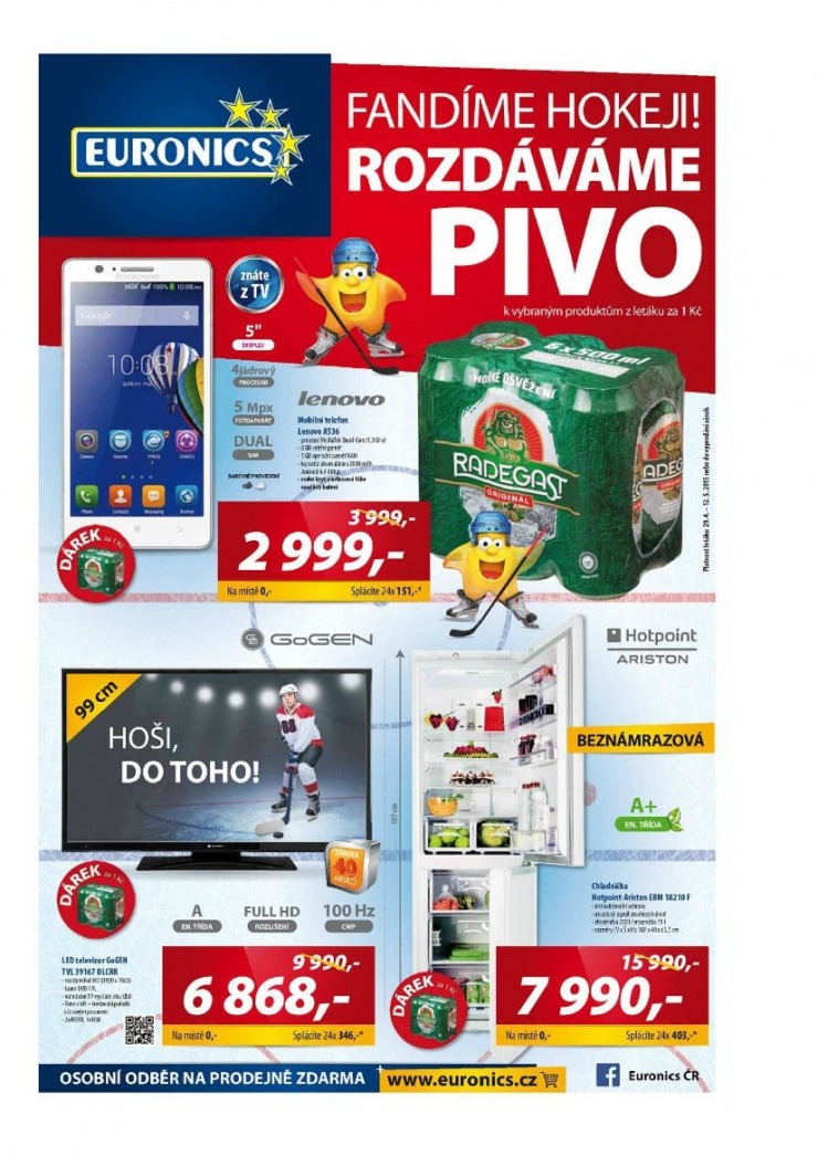 leták Euronics Aktuální leták od 29.4.2015 strana 1 leták Euronics Aktuální leták od 29.4.2015 strana 1