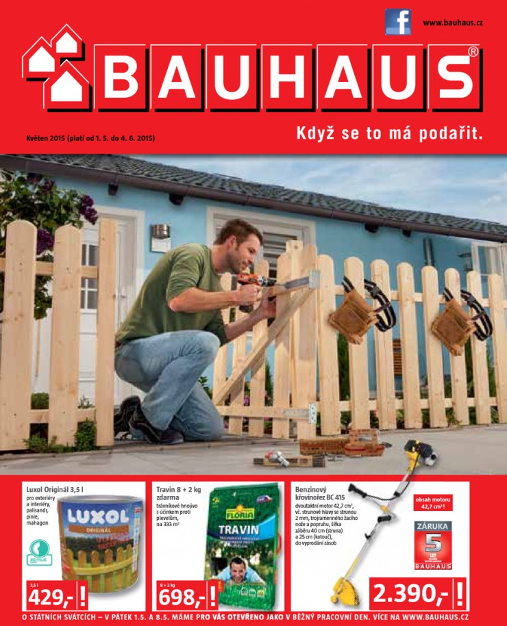 leták Bauhaus Katalog od 1.5.2015 strana 1 leták Bauhaus Katalog od 1.5.2015 strana 1