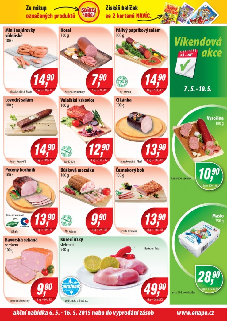 leták Enapo Akční leták od 6.5.2015 strana 1 leták Enapo Akční leták od 6.5.2015 strana 1