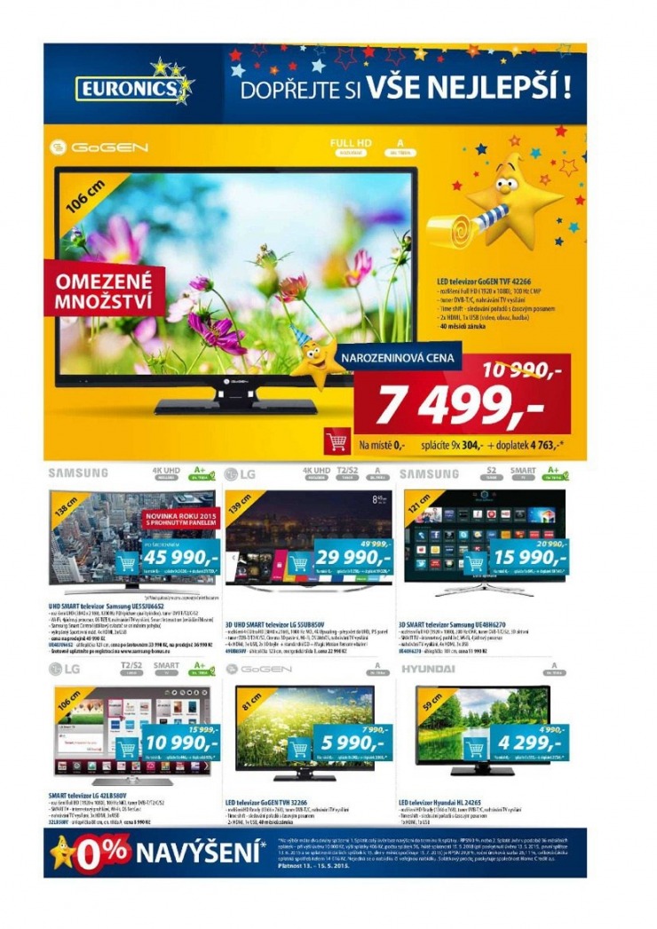 leták Euronics Aktuální leták od 13.5.2015 strana 1 leták Euronics Aktuální leták od 13.5.2015 strana 1