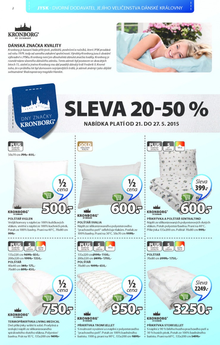 leták Jysk Nabídka týdne od 21.5.2015 strana 1 leták Jysk Nabídka týdne od 21.5.2015 strana 1