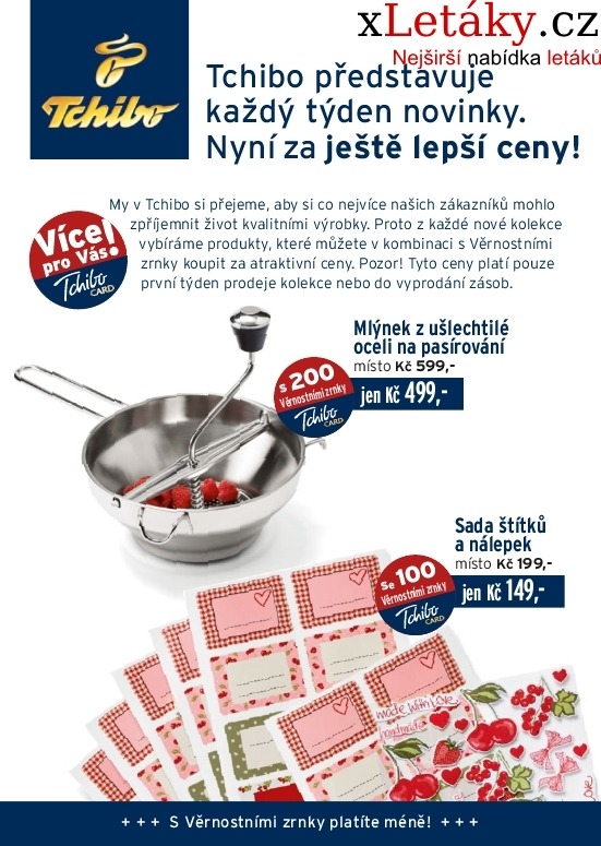 leták Tchibo leták strana 1 leták Tchibo leták strana 1