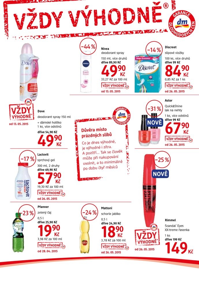 leták DM drogerie Journal 2. část od 27.5.2015 strana 1 leták DM drogerie Journal 2. část od 27.5.2015 strana 1