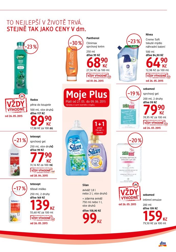 leták DM drogerie Journal 2. část od 27.5.2015 strana 1 leták DM drogerie Journal 2. část od 27.5.2015 strana 1