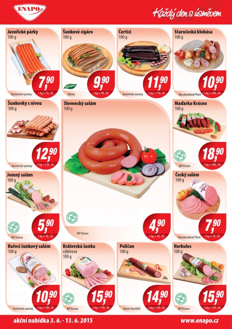 leták Enapo Akční leták od 3.6.2015 strana 1 leták Enapo Akční leták od 3.6.2015 strana 1