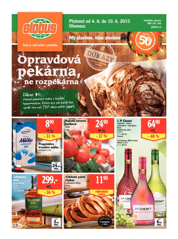 leták Globus Naše noviny od 4.6.2015 strana 1 leták Globus Naše noviny od 4.6.2015 strana 1