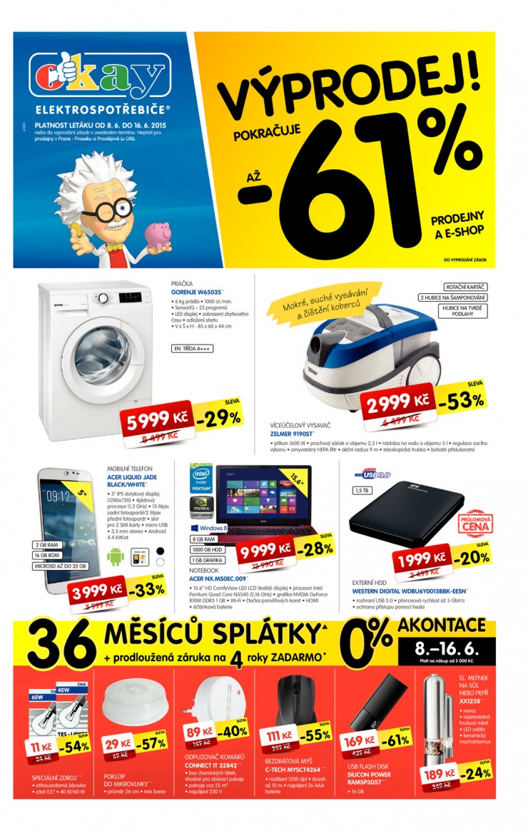 leták Okay Aktuální leták od 8.6.2015 strana 1 leták Okay Aktuální leták od 8.6.2015 strana 1