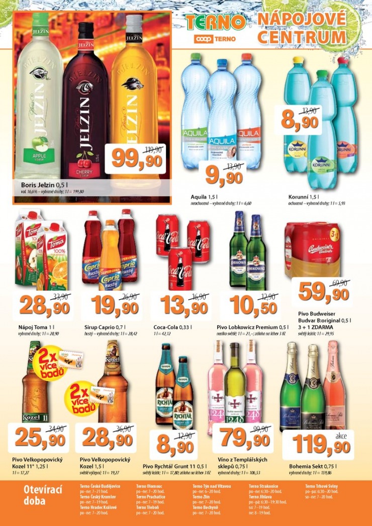 leták COOP Terno od 10.6.2015 strana 1 leták COOP Terno od 10.6.2015 strana 1