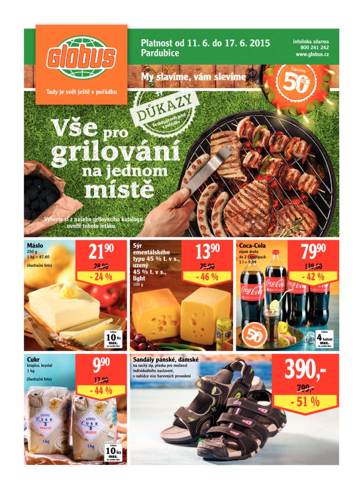leták Globus Naše noviny od 11. 6. 2015 strana 1 leták Globus Naše noviny od 11. 6. 2015 strana 1