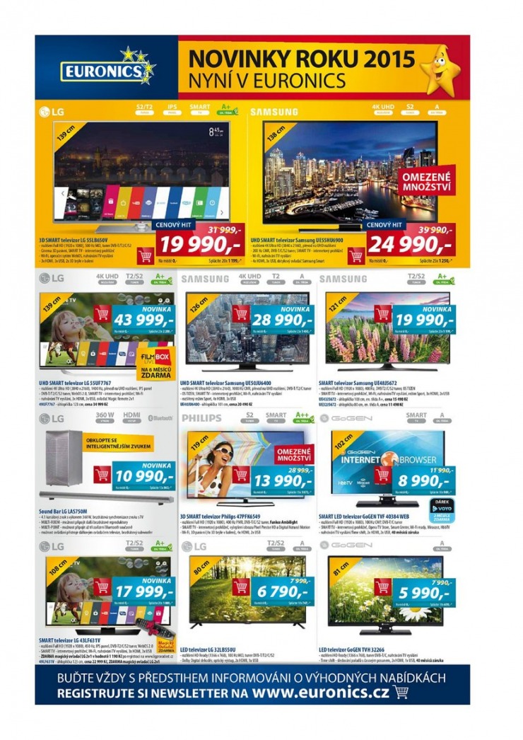 leták Euronics Aktuální leták od 10. 6. 2015 strana 1 leták Euronics Aktuální leták od 10. 6. 2015 strana 1