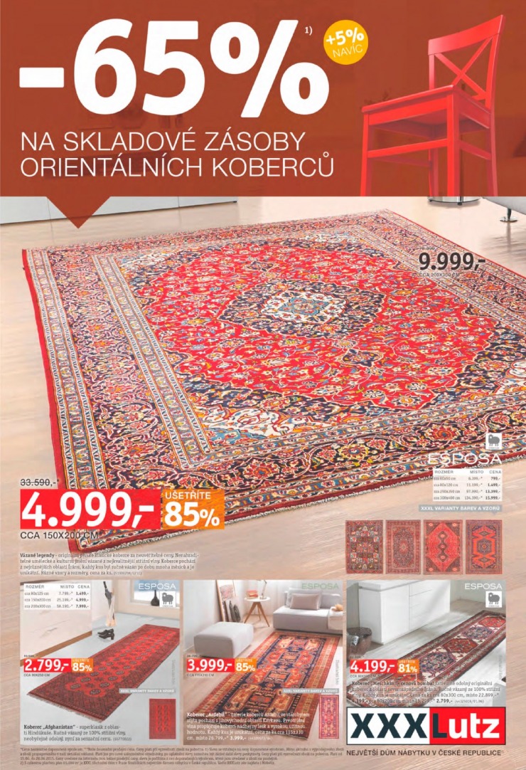 leták XXXLutz Koberce od 15. 6. 2015 strana 1 leták XXXLutz Koberce od 15. 6. 2015 strana 1