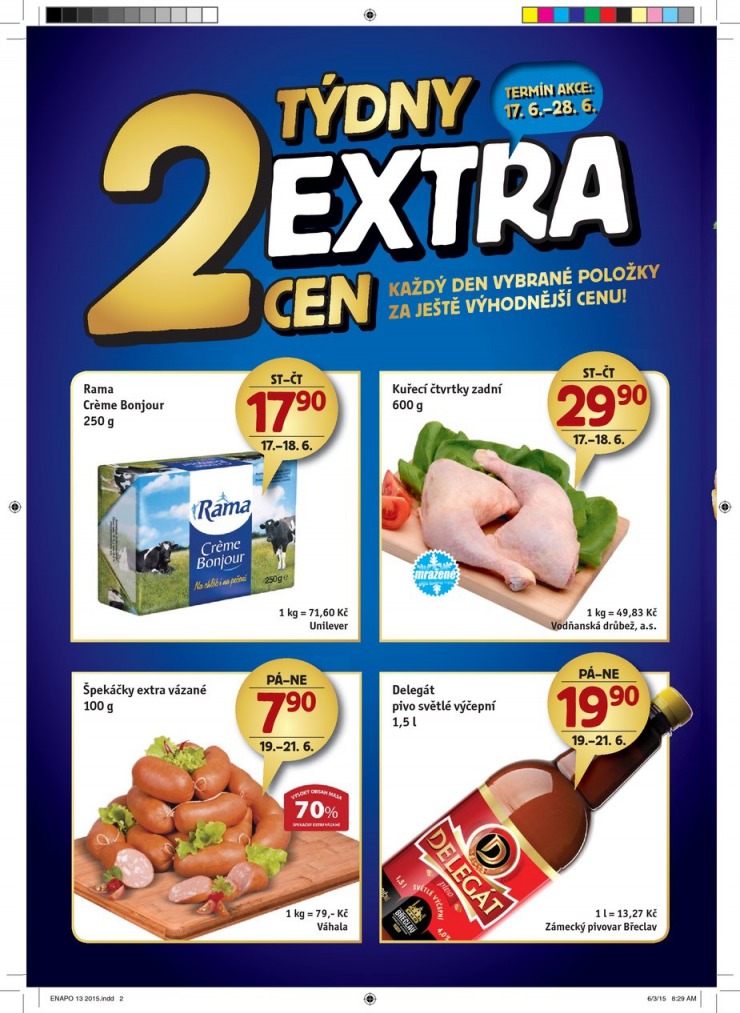 leták Enapo Akční leták od 17. 6. 2015 strana 1 leták Enapo Akční leták od 17. 6. 2015 strana 1
