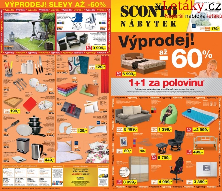 leták Sconto nábytek leták strana 1 leták Sconto nábytek leták strana 1