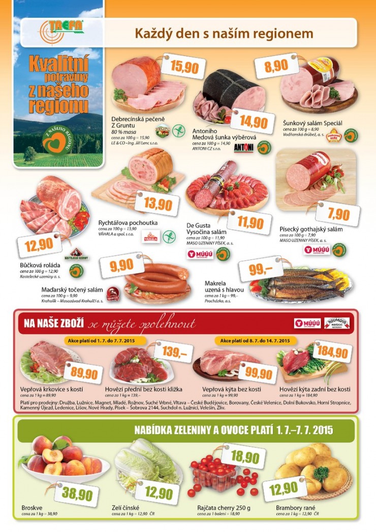 leták COOP Trefa od 1.7.2015 strana 1 leták COOP Trefa od 1.7.2015 strana 1