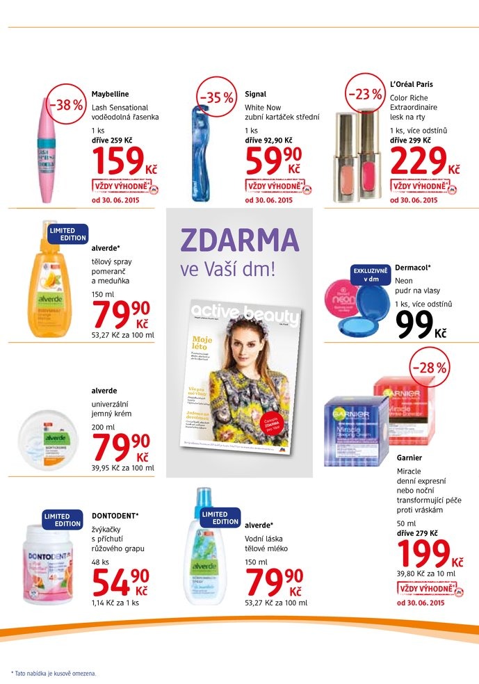leták DM drogerie Journal 2. část od 1.7.2015 strana 1 leták DM drogerie Journal 2. část od 1.7.2015 strana 1
