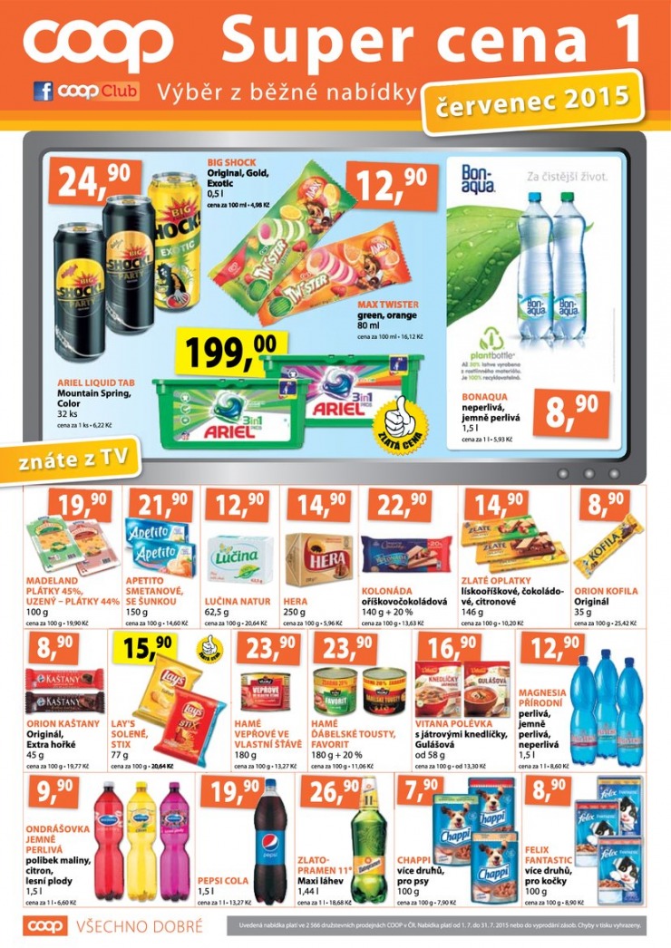 leták COOP Terno od 8.7.2015 strana 1 leták COOP Terno od 8.7.2015 strana 1