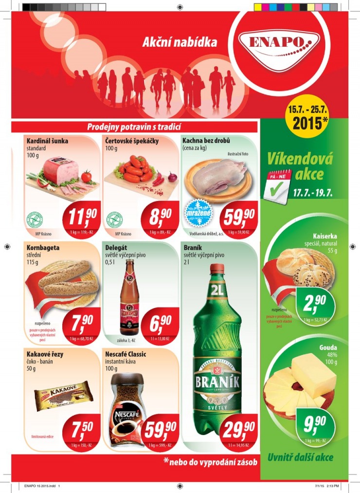 leták Enapo Akční leták od 14.7.2015 strana 1 leták Enapo Akční leták od 14.7.2015 strana 1