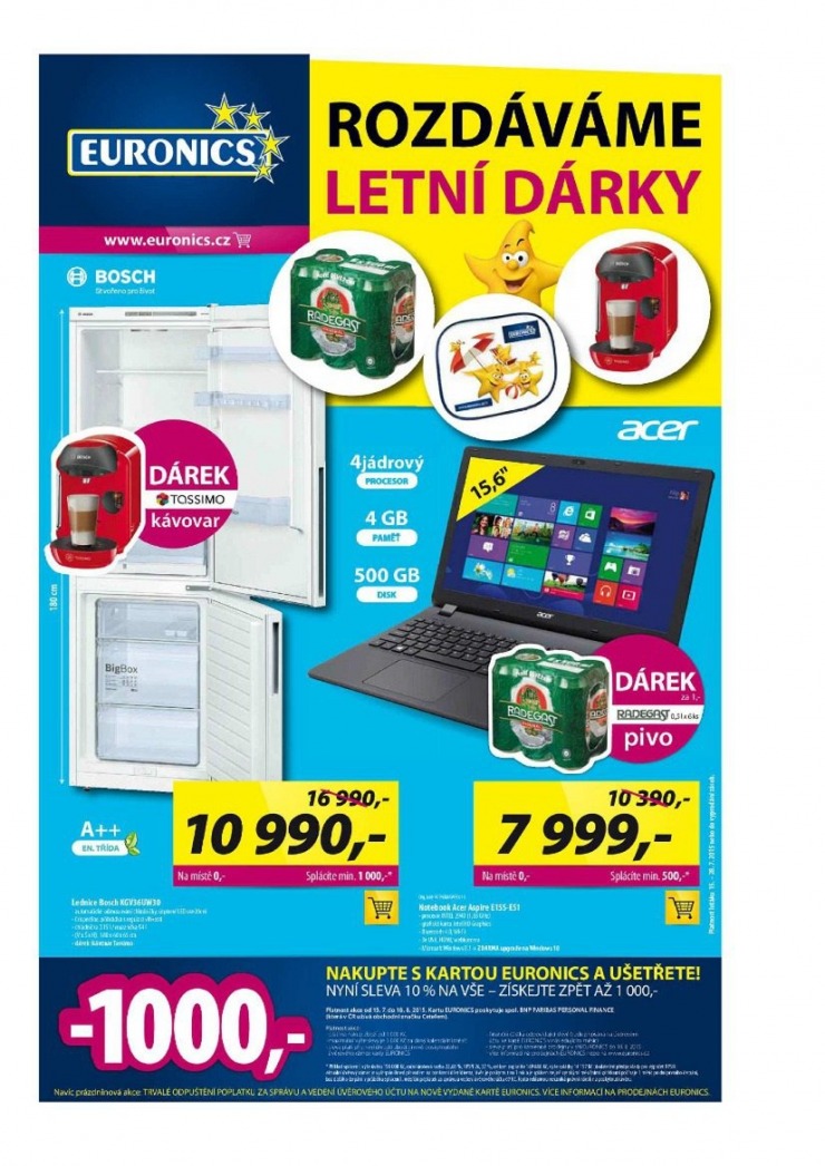 leták Euronics Aktuální leták od 15.7.2015 strana 1 leták Euronics Aktuální leták od 15.7.2015 strana 1