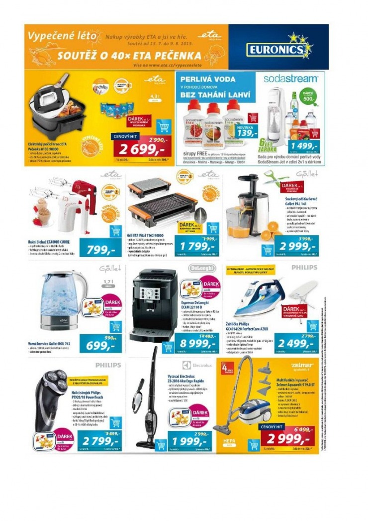 leták Euronics Aktuální leták od 15.7.2015 strana 1 leták Euronics Aktuální leták od 15.7.2015 strana 1