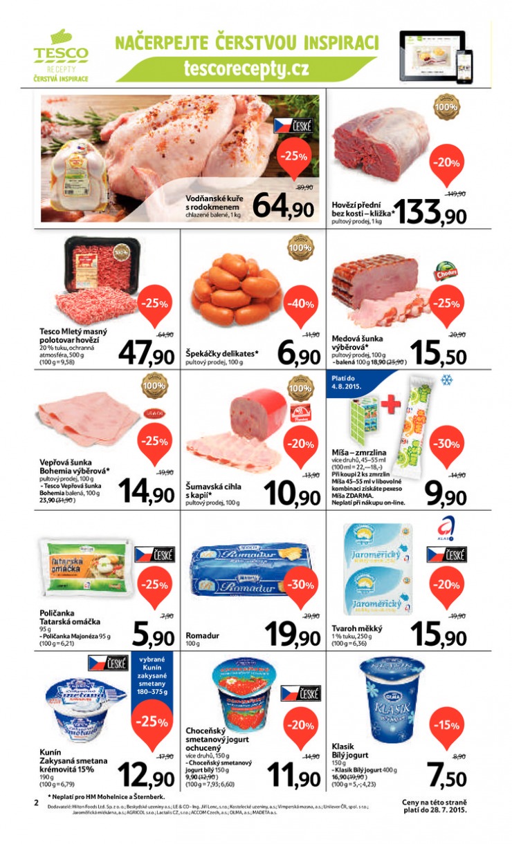 leták Tesco velké hypermarkety od 22.7.2015 strana 1 leták Tesco velké hypermarkety od 22.7.2015 strana 1