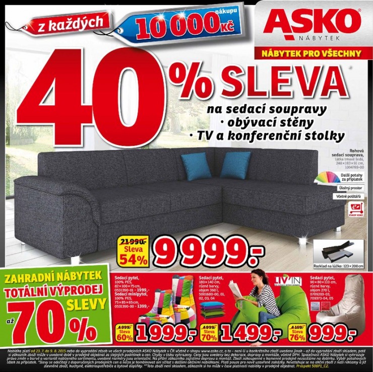 leták Asko nábytek katalog od 23.7.2015 strana 1 leták Asko nábytek katalog od 23.7.2015 strana 1