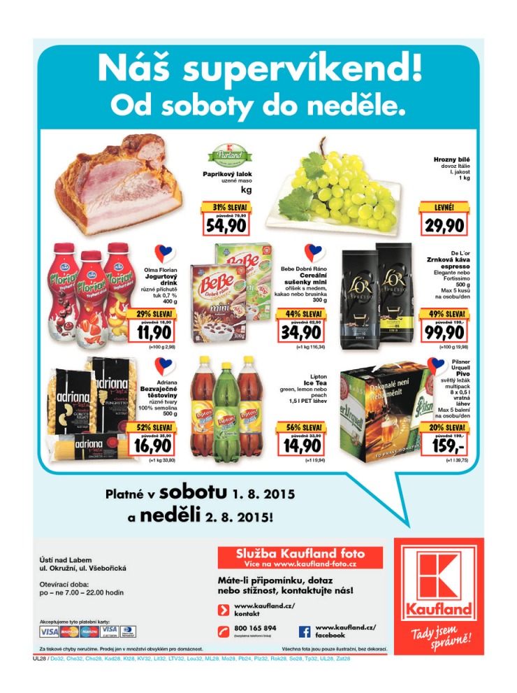 leták Kaufland Aktuální nabídka od 30.7.2015 strana 1 leták Kaufland Aktuální nabídka od 30.7.2015 strana 1