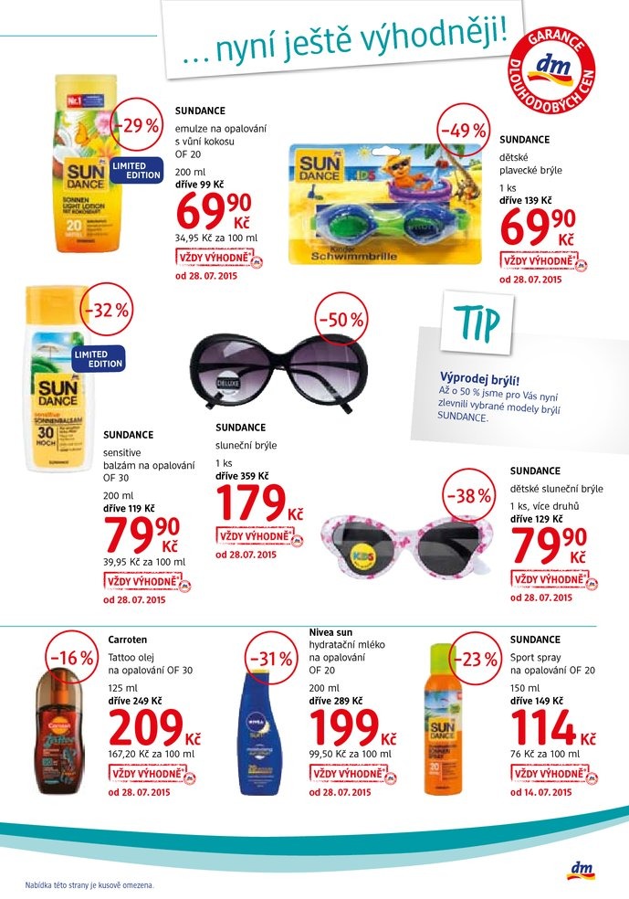 leták DM drogerie Journal od 29.7.2015 strana 1 leták DM drogerie Journal od 29.7.2015 strana 1
