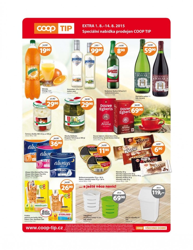 let�k COOP Tip extra od 1.8.2015 strana 1