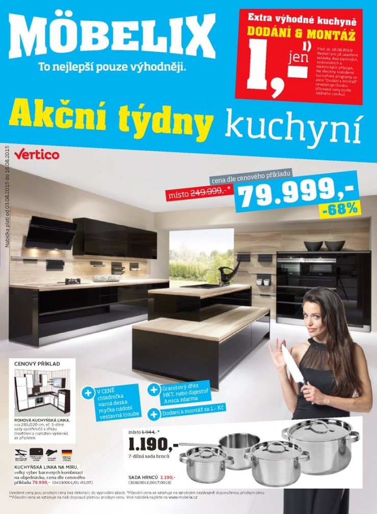 leták Mobelix Aktuální prospekt od 3.8.2015 strana 1 leták Mobelix Aktuální prospekt od 3.8.2015 strana 1