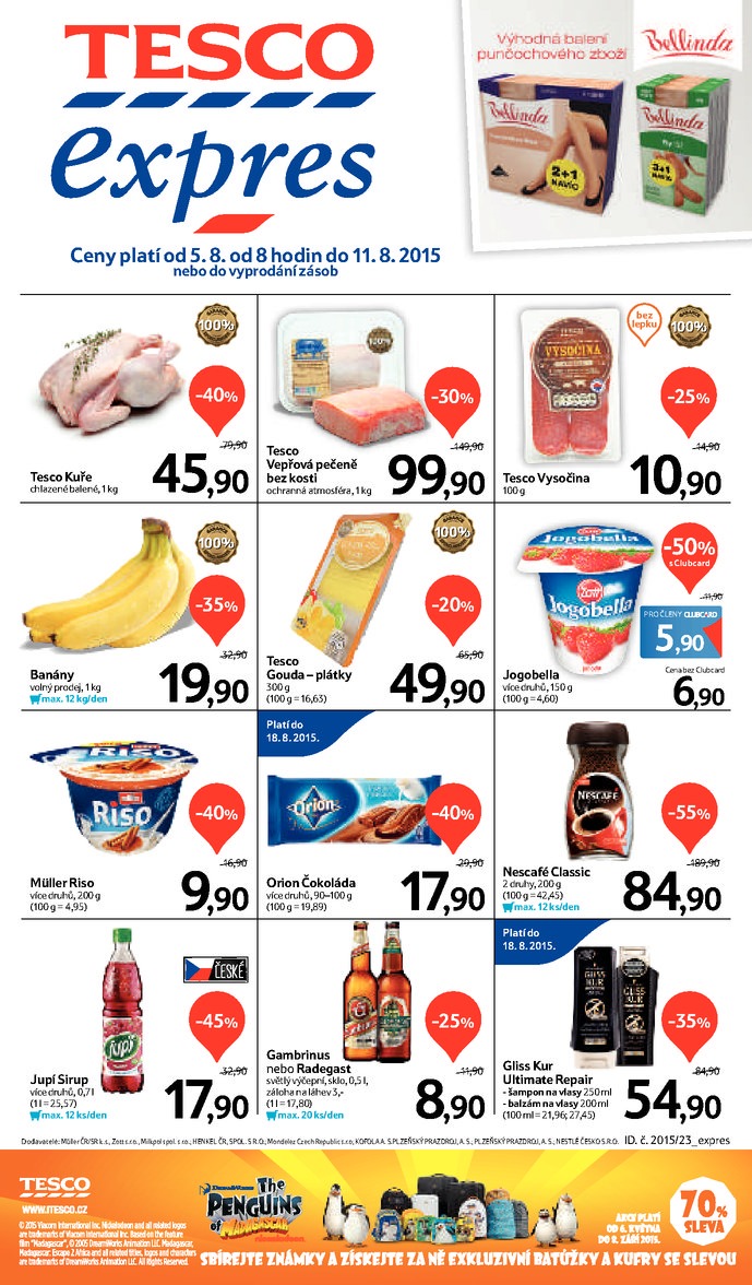 leták Tesco Expres obchody od 5.8.2015 strana 1 leták Tesco Expres obchody od 5.8.2015 strana 1