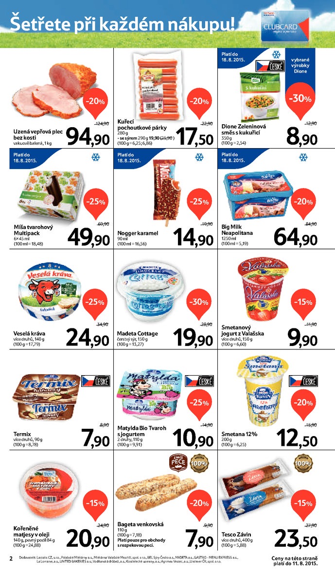 leták Tesco Expres obchody od 5.8.2015 strana 1 leták Tesco Expres obchody od 5.8.2015 strana 1