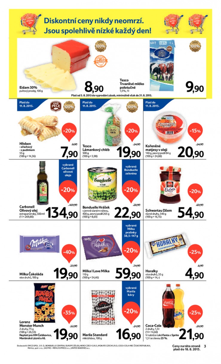 leták Tesco velké hypermarkety od 5.8.2015 strana 1 leták Tesco velké hypermarkety od 5.8.2015 strana 1