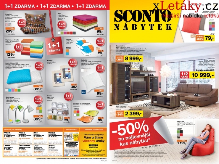 leták Sconto nábytek leták strana 1 leták Sconto nábytek leták strana 1